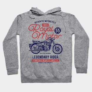 Royal Motor: Authentic Motorcycle Vintage Design Hoodie